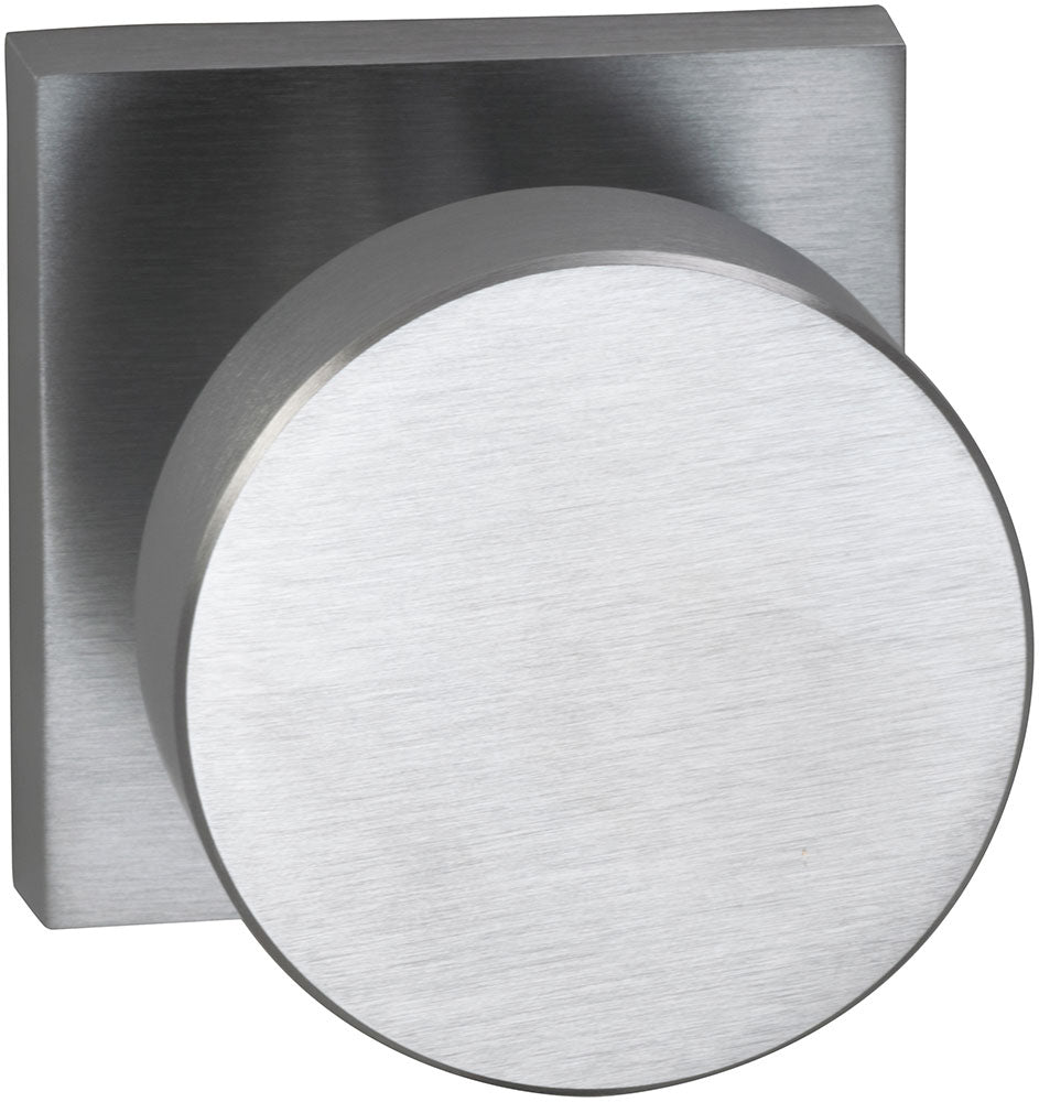 Omnia Prodigy Interior Modern Knob Latchset with Square Rose
