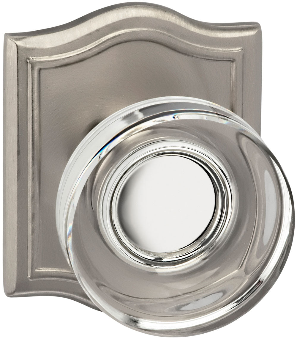 lacquered satin nickel knob
