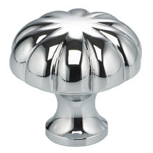 polished chrome knob