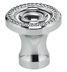 polished chrome knob
