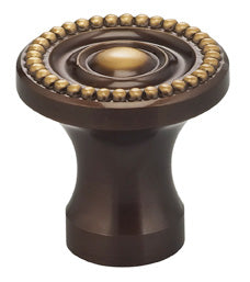 Omnia Legacy Solid Brass Classic Cabinet Knob