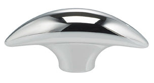 polished chrome knob