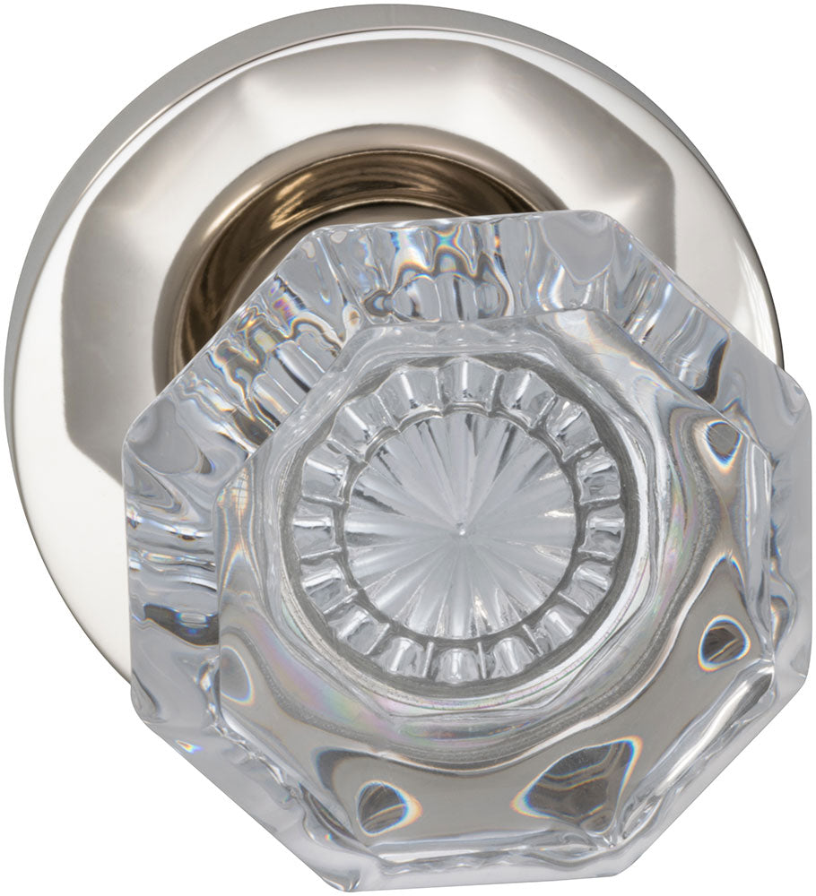 Omnia Prodigy Interior Traditional Knob Latchset with Modern Round Rose