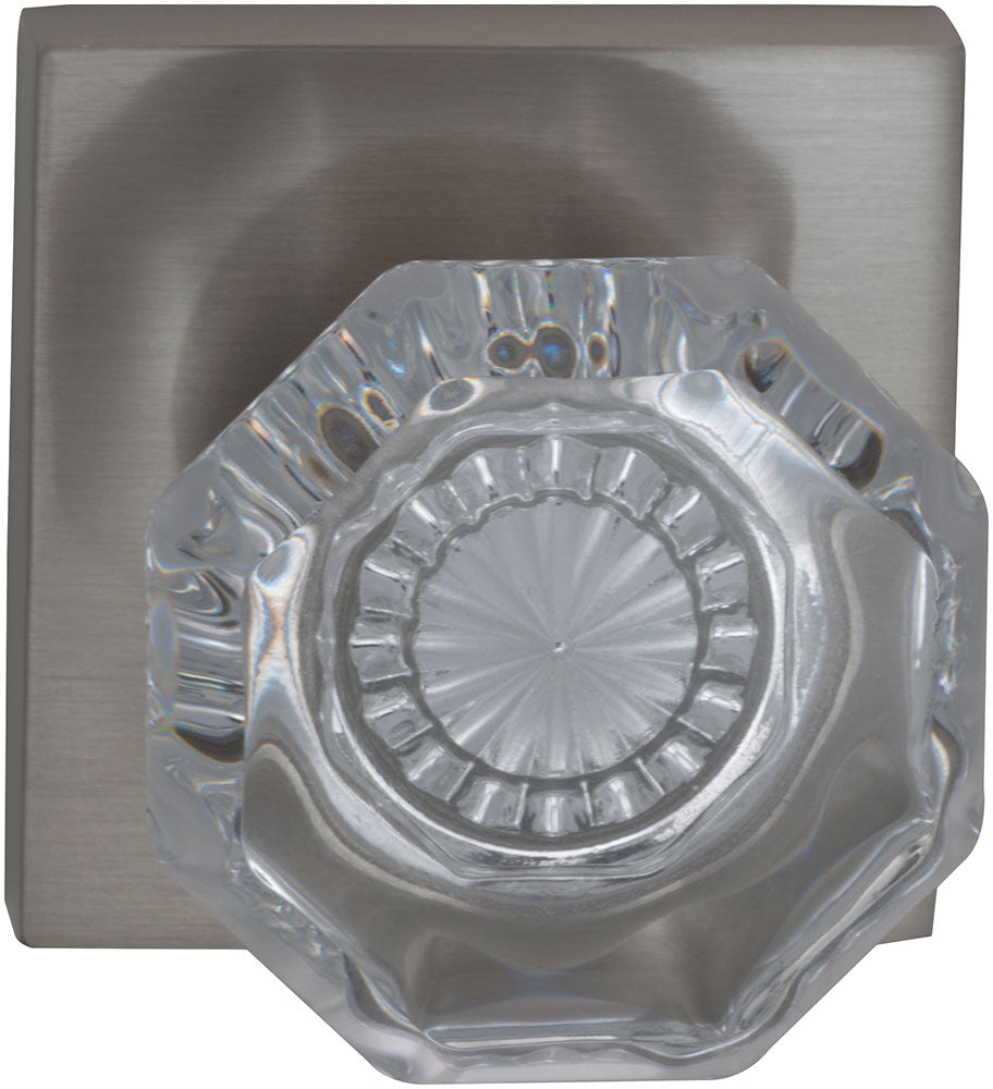 Omnia Prodigy Interior Traditional Knob Latchset with Square Rose