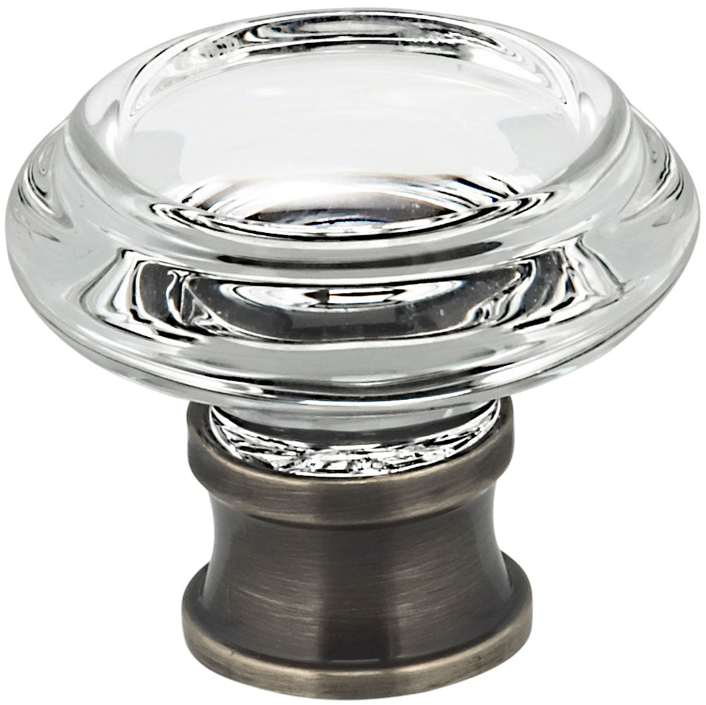 lacquered antique brass knob
