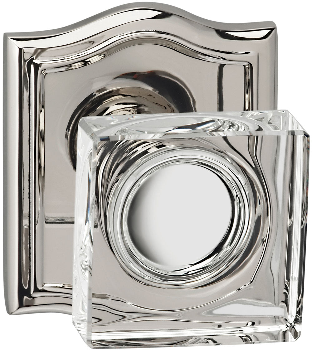lacquered polished nickel knob