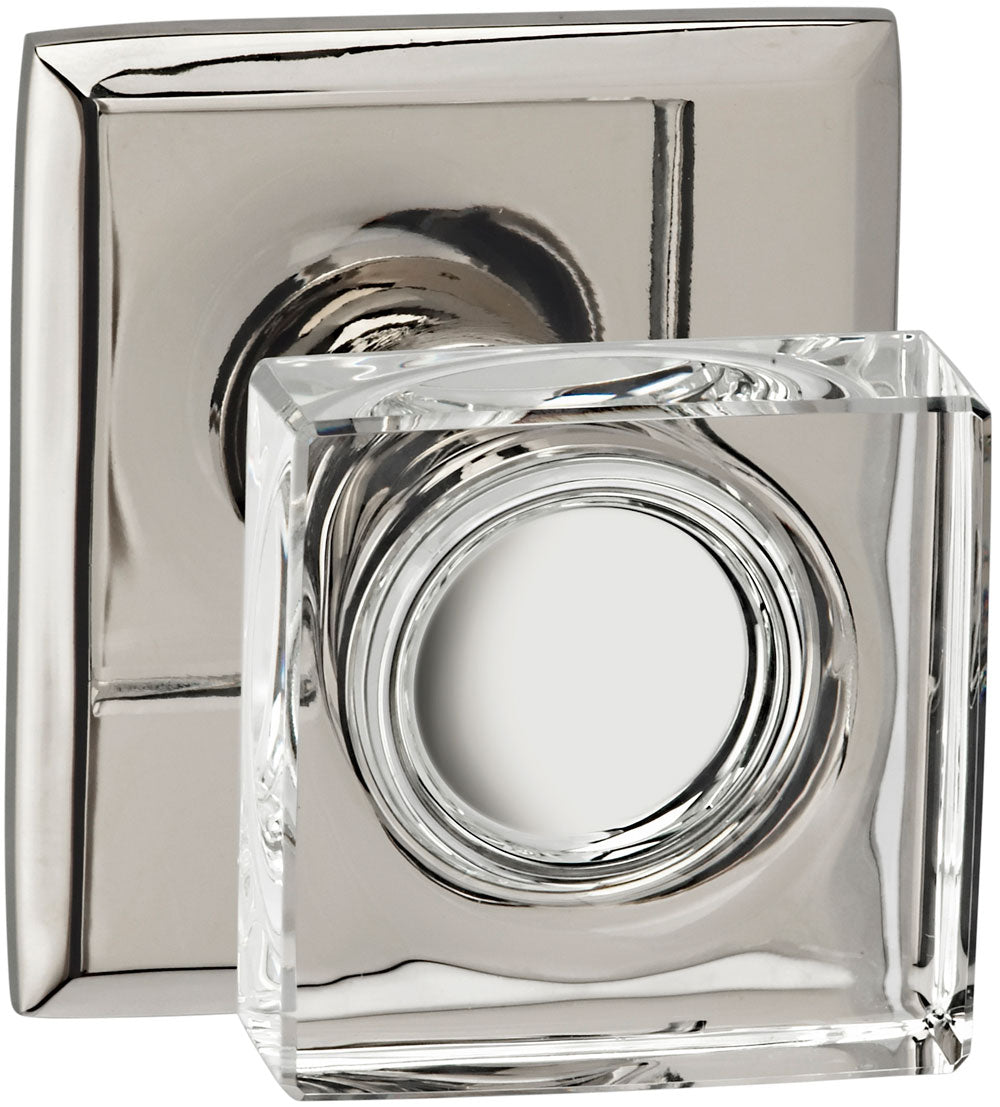 lacquered polished nickel knob