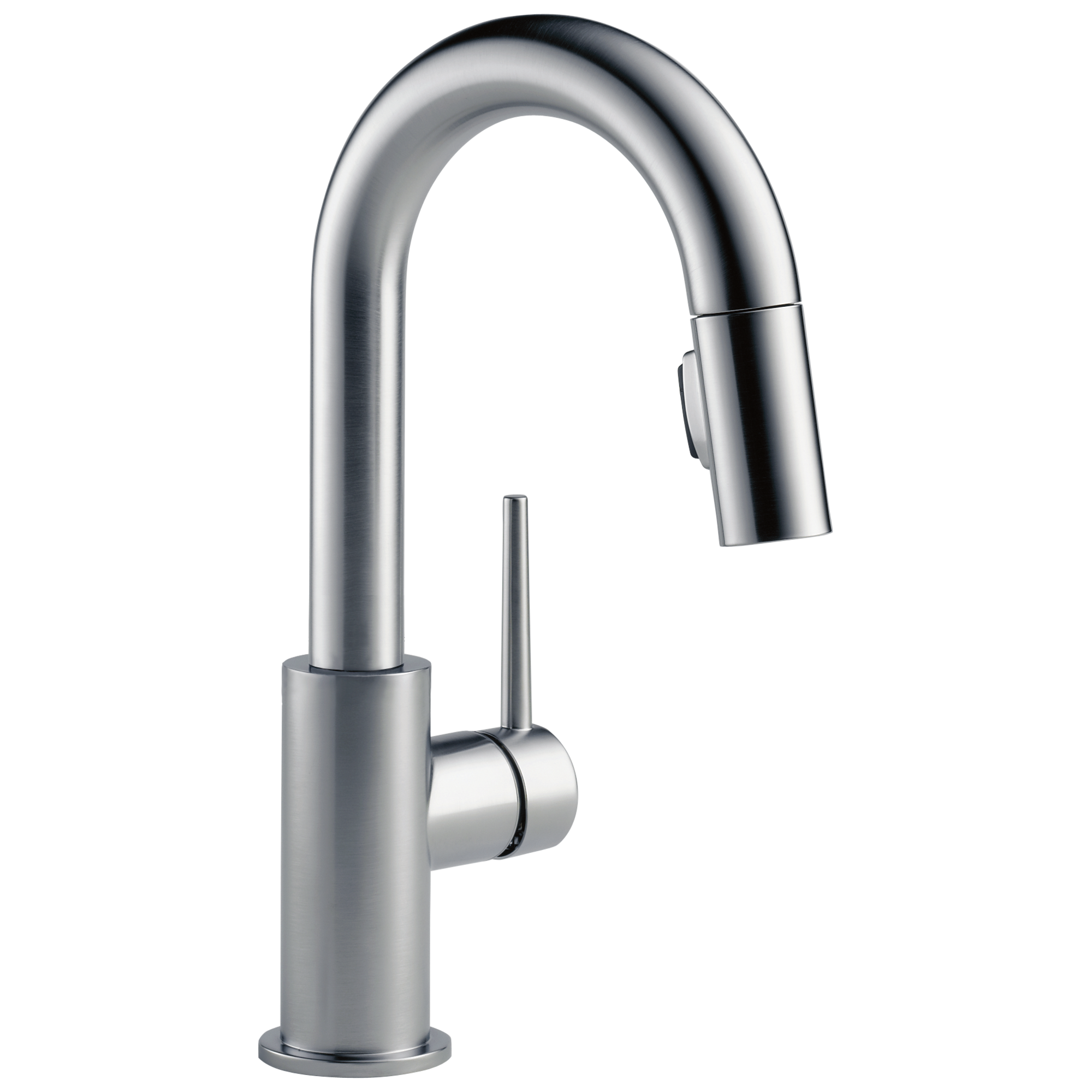Delta Trinsic Single Handle Pull-Down Bar/Prep Kitchen Limited Swivel