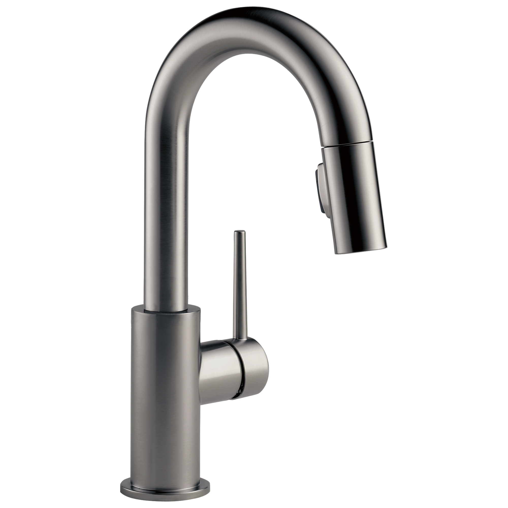 Delta Trinsic Single Handle Pull-Down Bar/Prep Kitchen Limited Swivel
