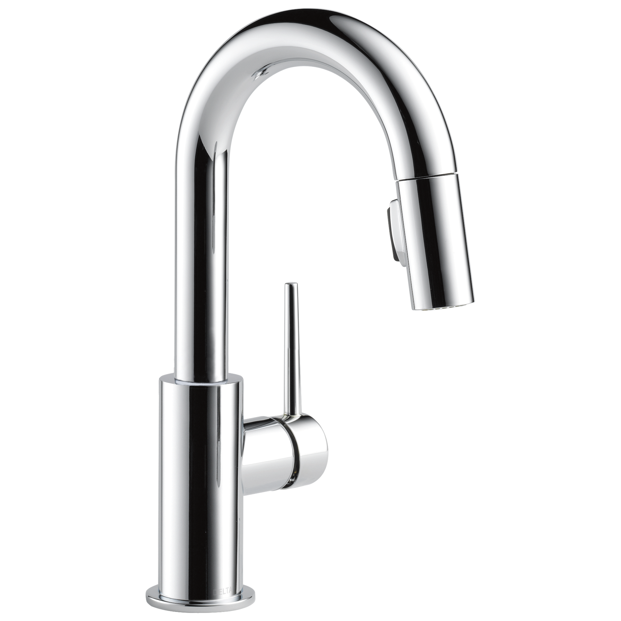 Delta Trinsic Single Handle Pull-Down Bar/Prep Kitchen Limited Swivel