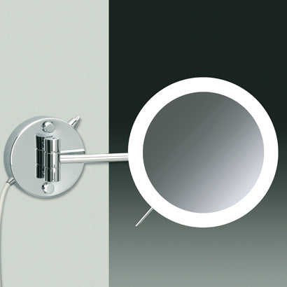 chrome makeup mirror