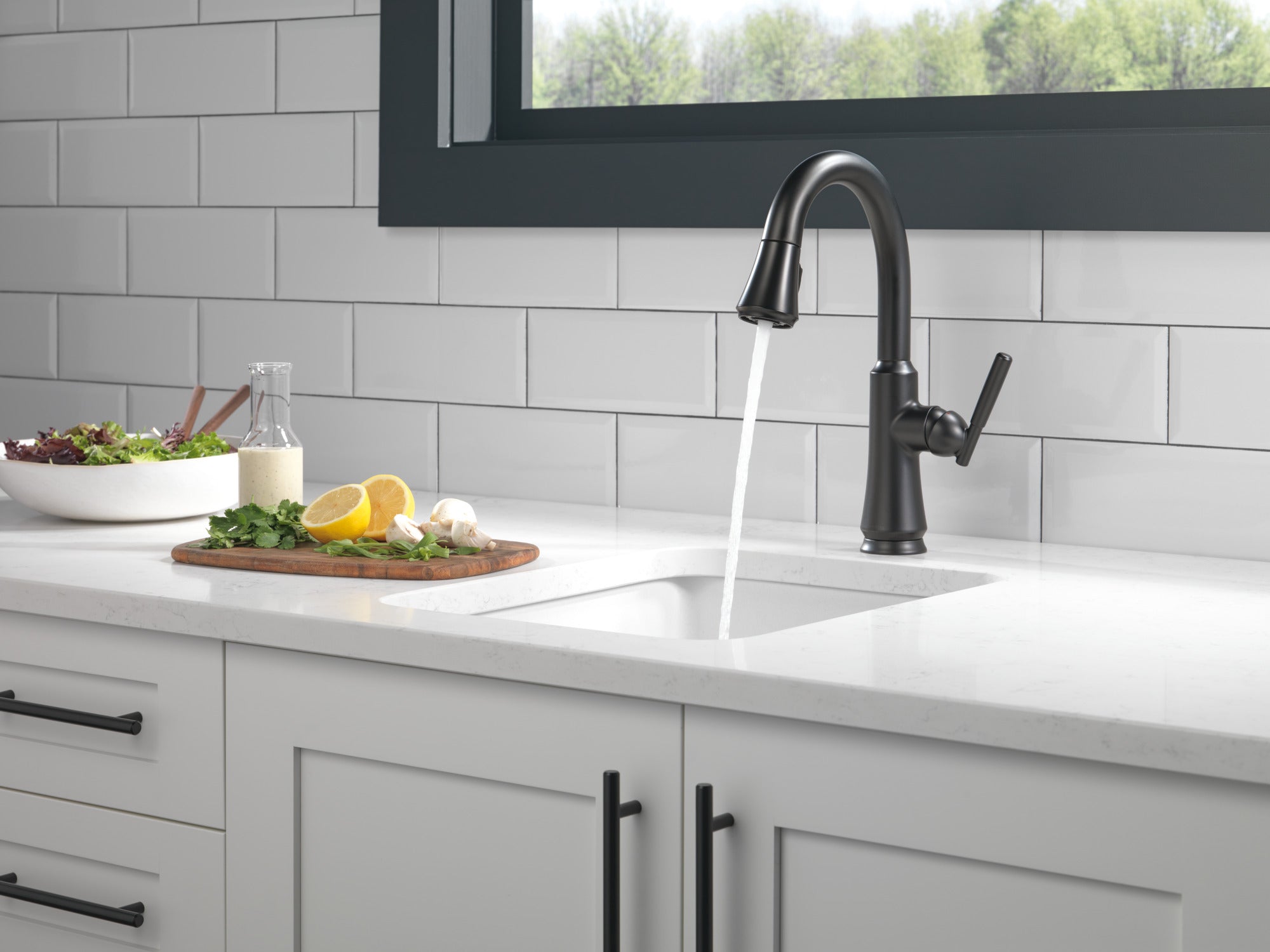 matte black kitchen faucet