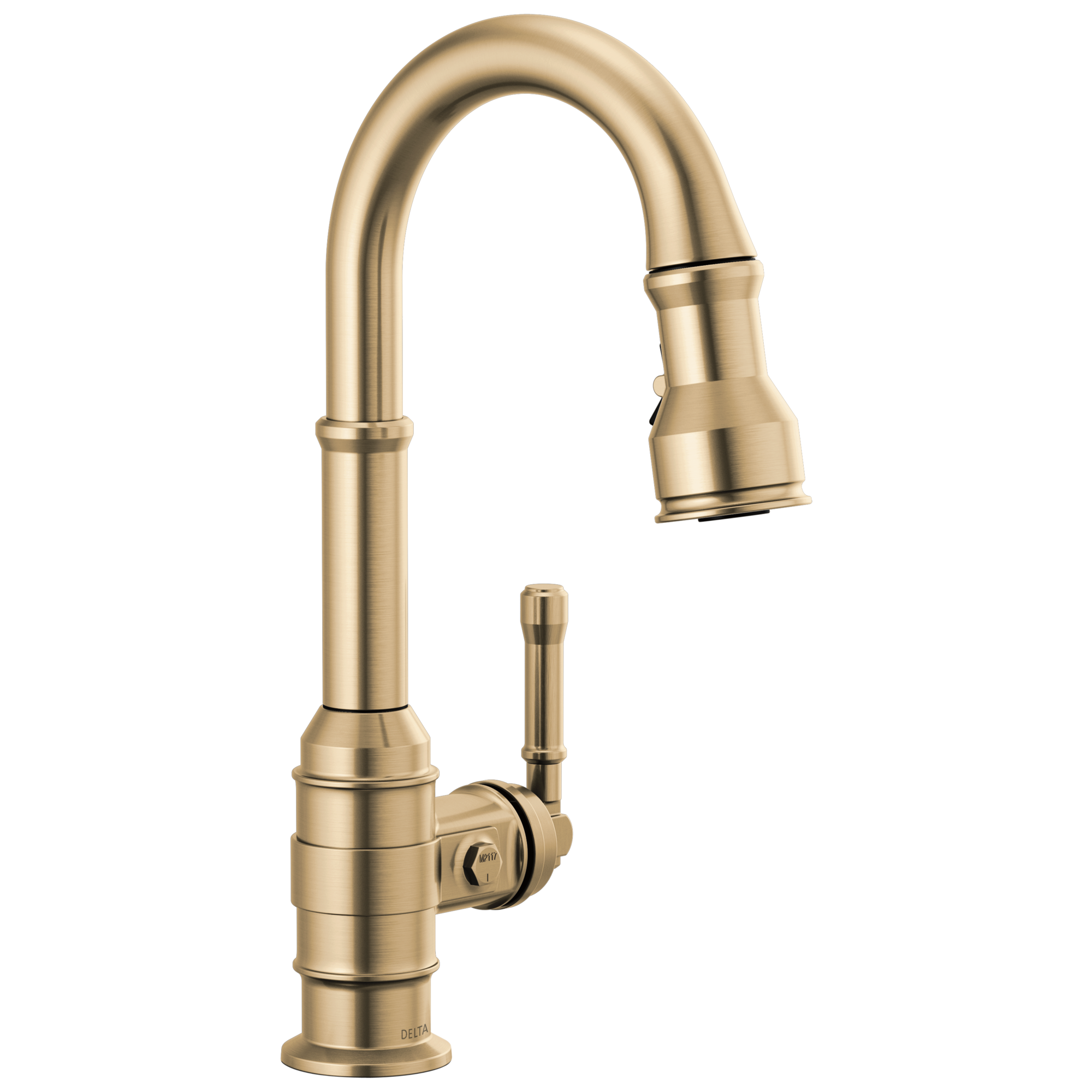 Delta Broderick Single Handle Pull-Down Bar/Prep Faucet