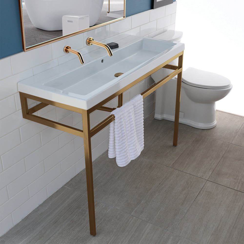 polished chrome faucet