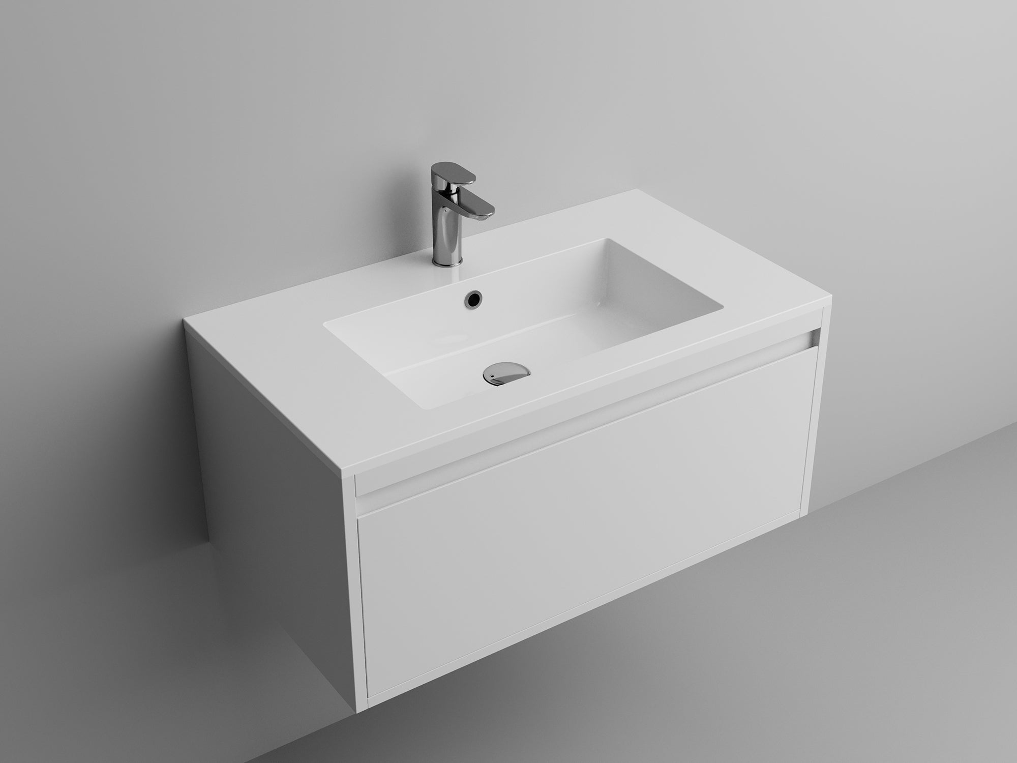 gloss white sink top
