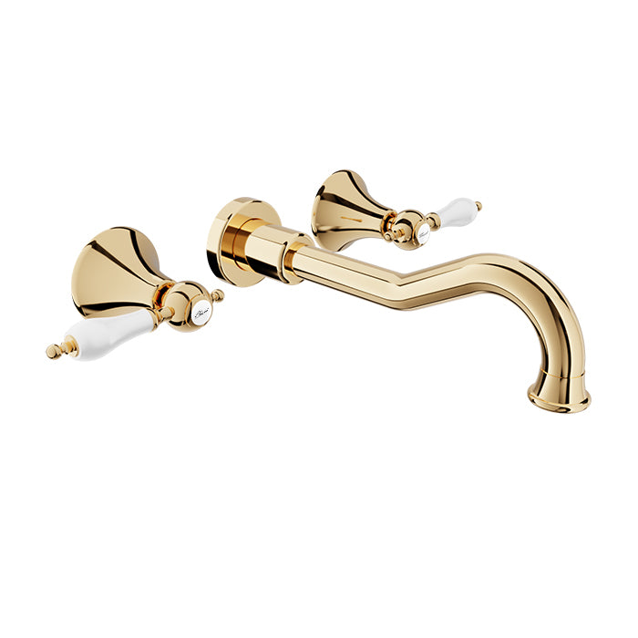 Baril Ralph Wall Mounted Lavatory Faucet - Drain Not Included