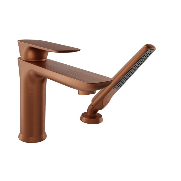 Baril Sens 2-Piece Deck Mount Tub Filler with Hand Shower