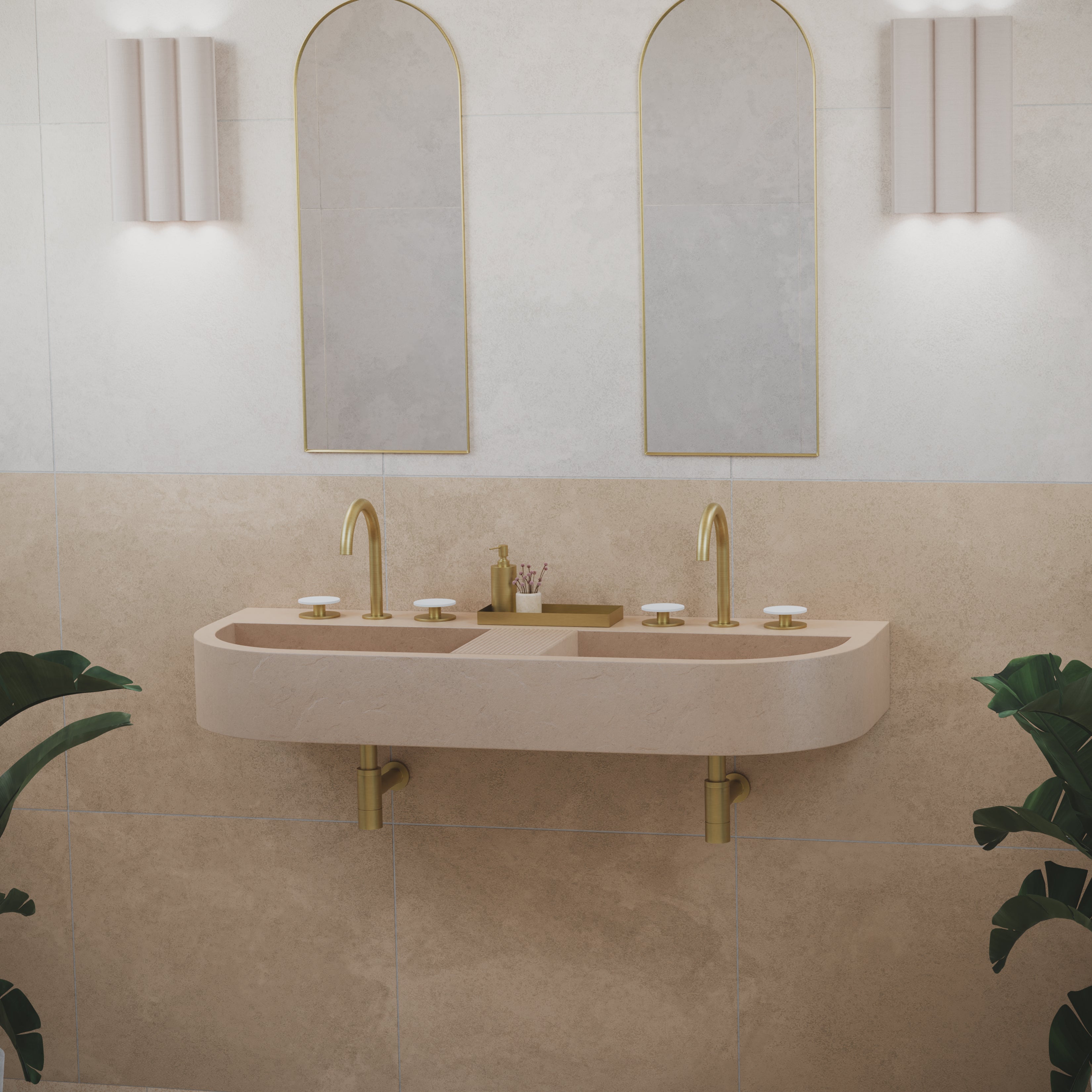 satin brass faucet
