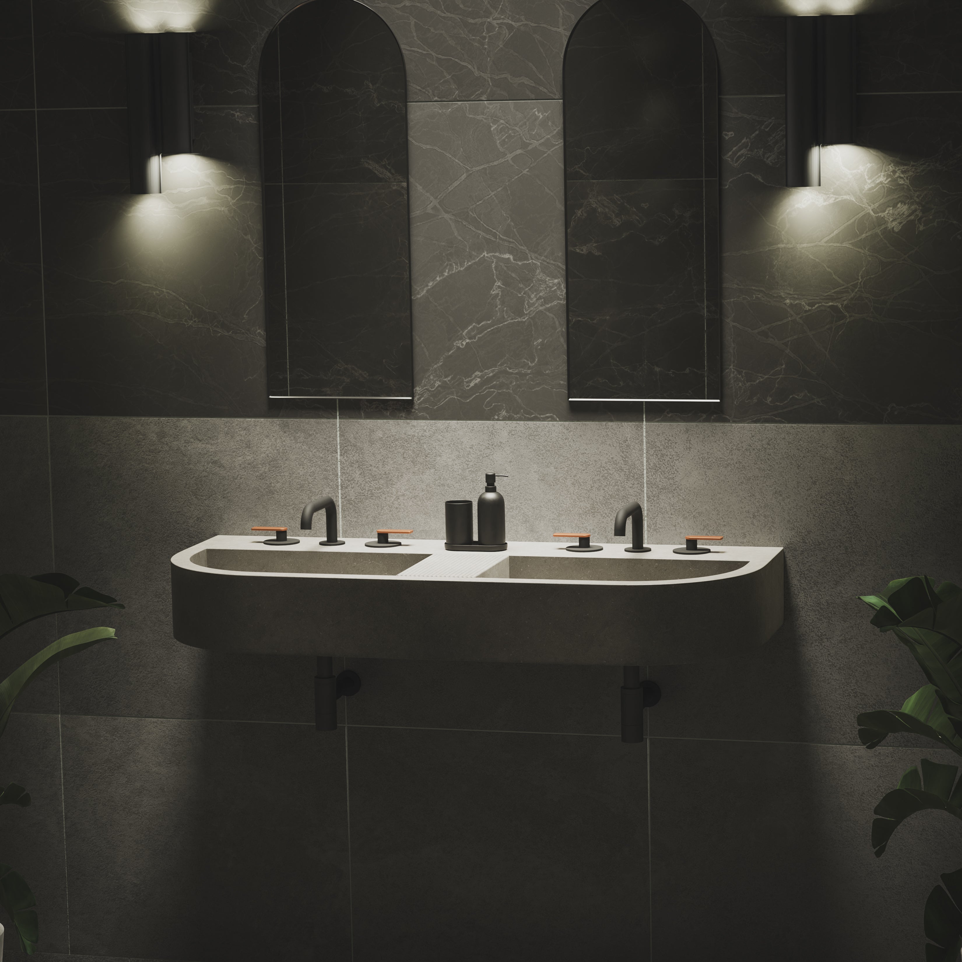 matte black faucet
