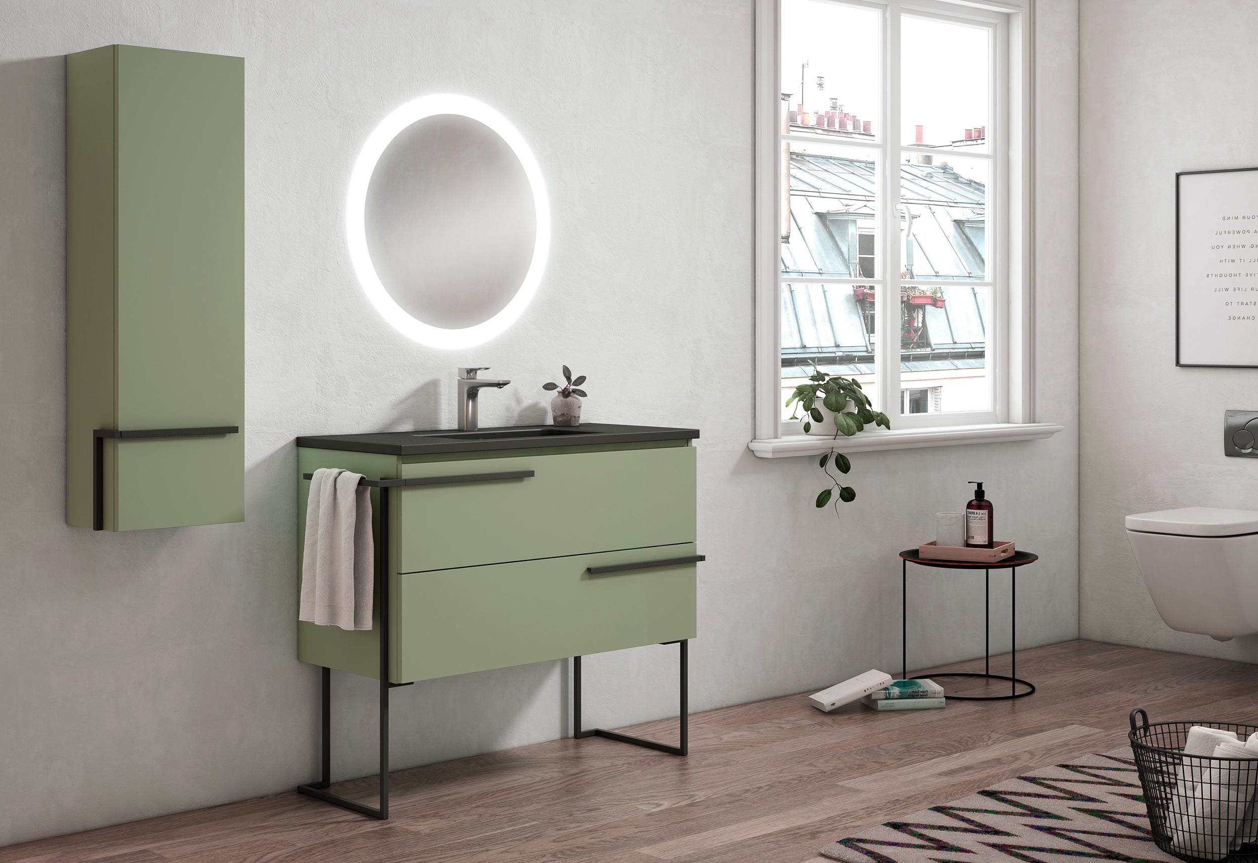 dark walnut vanity