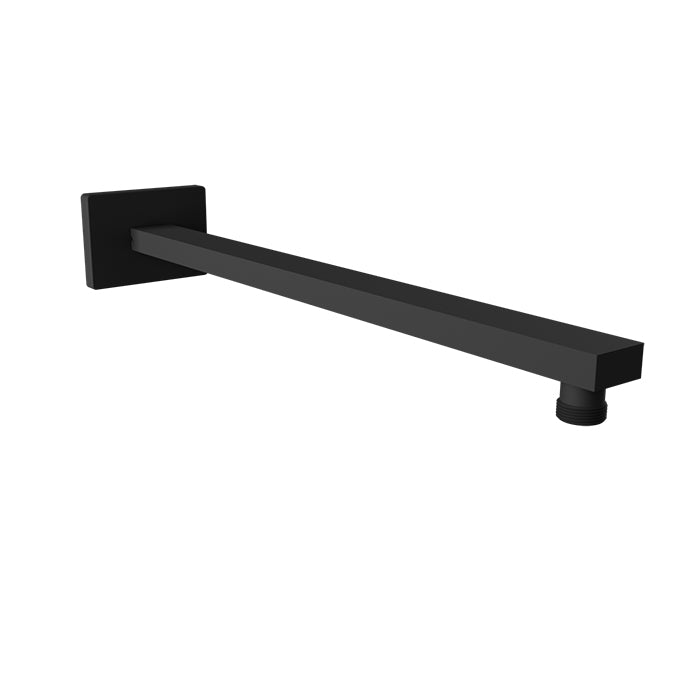 Baril Shower Components 16 inch Square Shower Arm with Flange