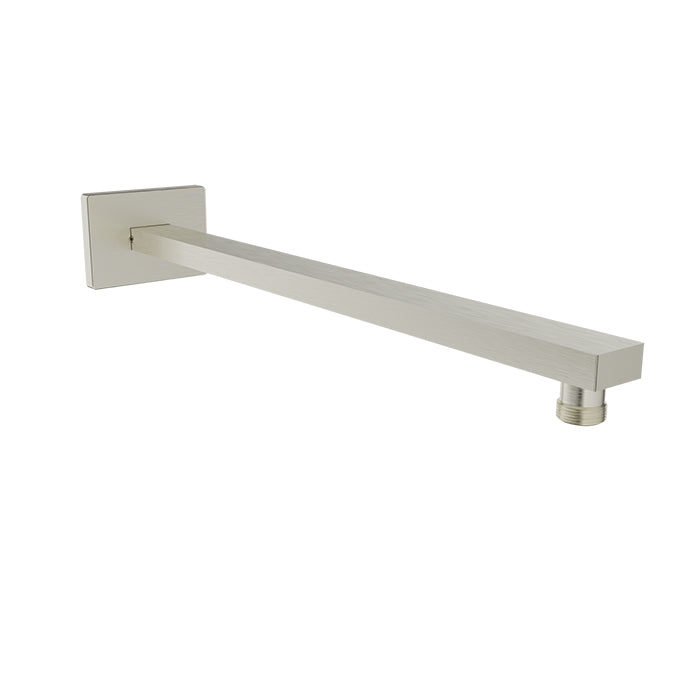Baril Shower Components 16 inch Square Shower Arm with Flange