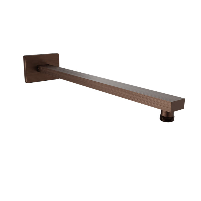 Baril Shower Components 16 inch Square Shower Arm with Flange