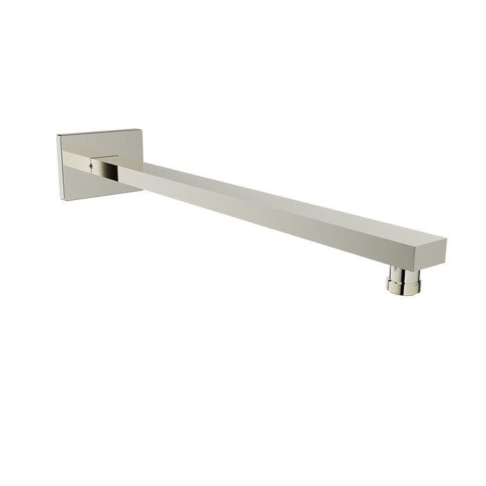Baril Shower Components 16 inch Square Shower Arm with Flange