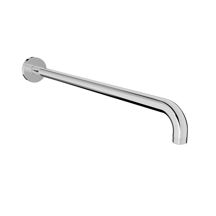 chrome shower arm