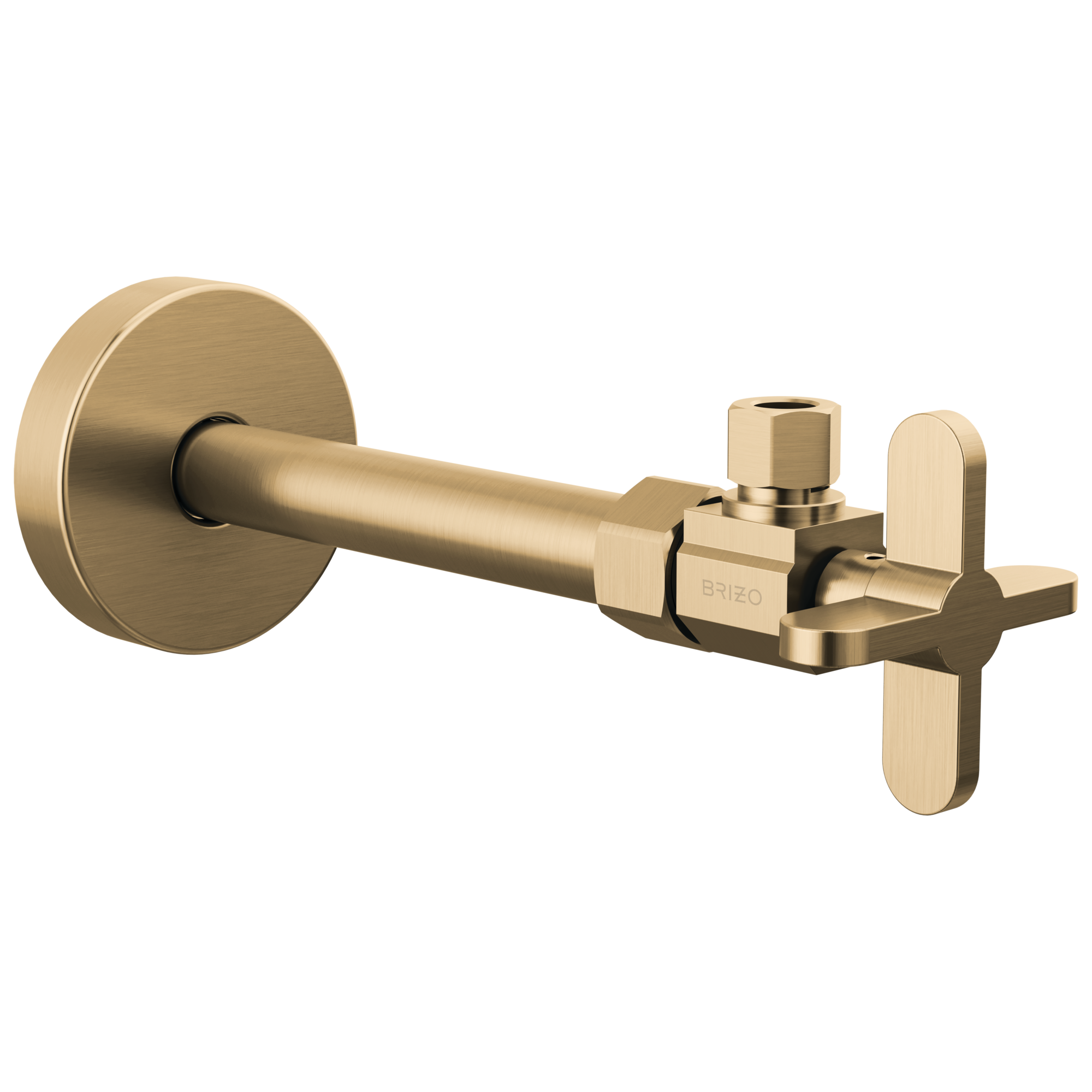 Brizo Odin Angled Supply Stop Valve with Cross Handle
