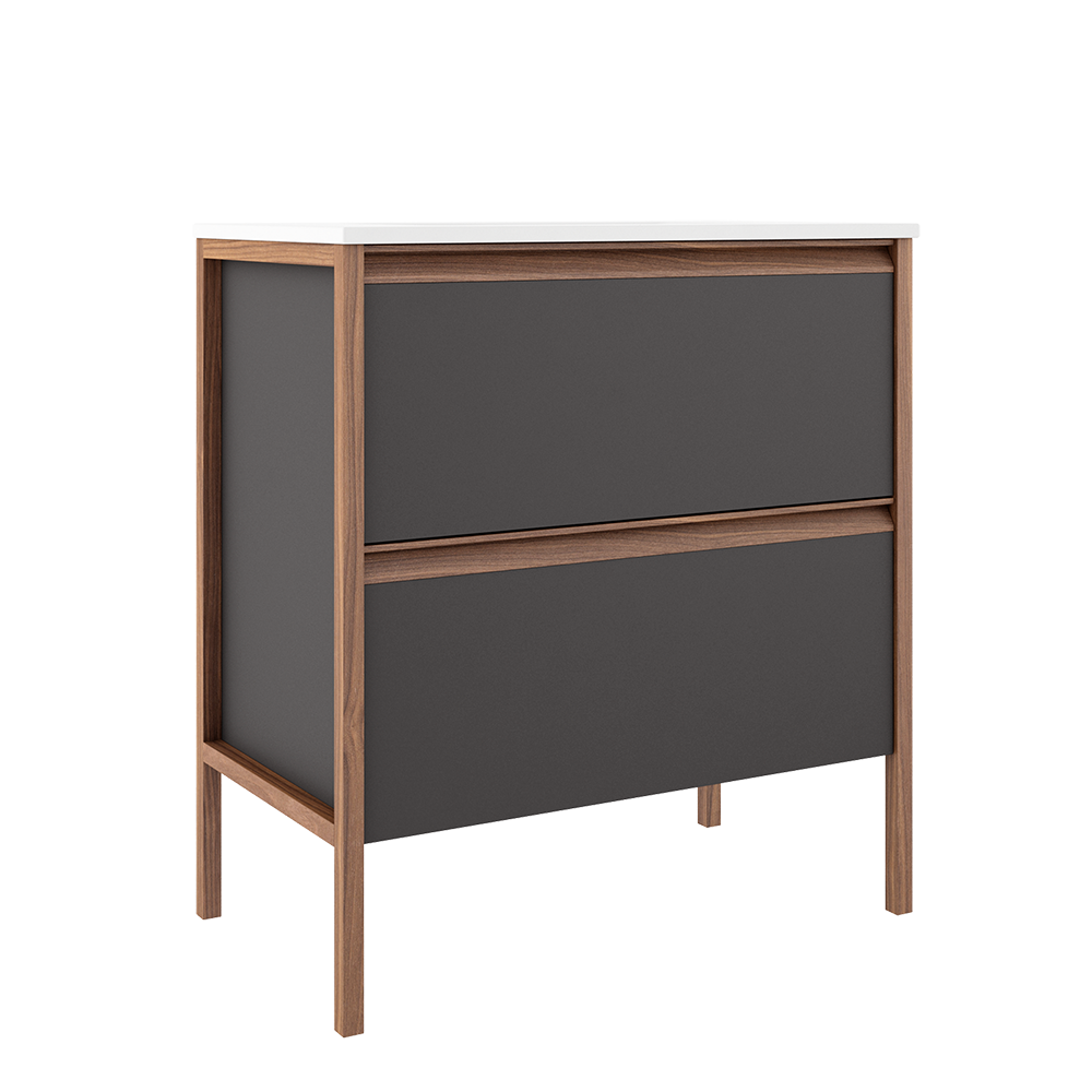 ash grey vanity