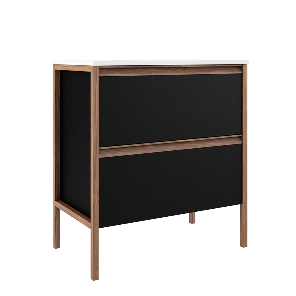 ICO Bath Calma Tempo 31" Two Drawer Freestanding Vanity