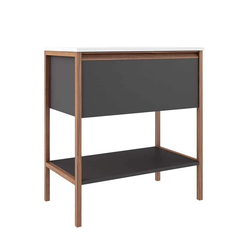 ash grey vanity