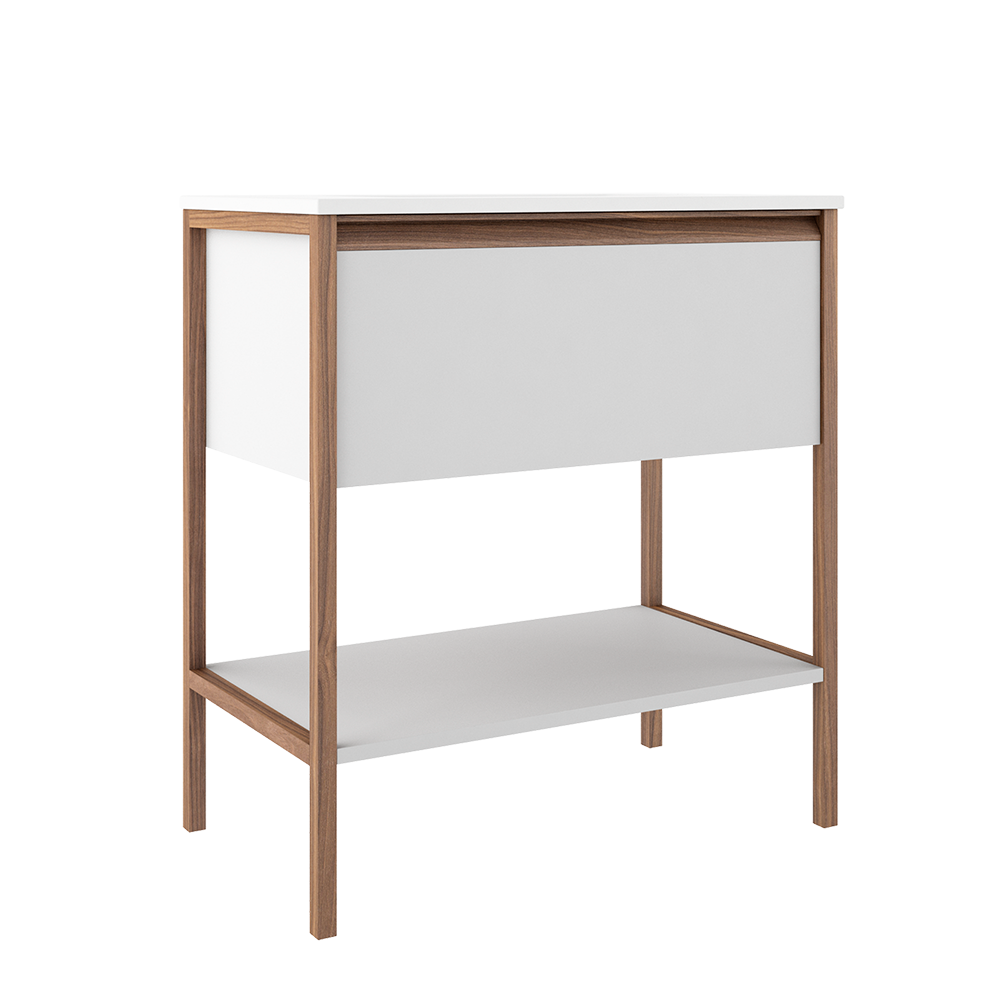 ICO Bath Calma Tempo 31" One Drawer One Shelf Freestanding Vanity