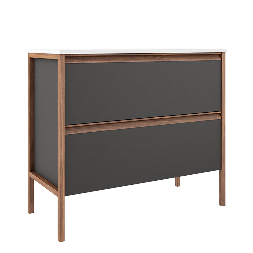 ash grey vanity