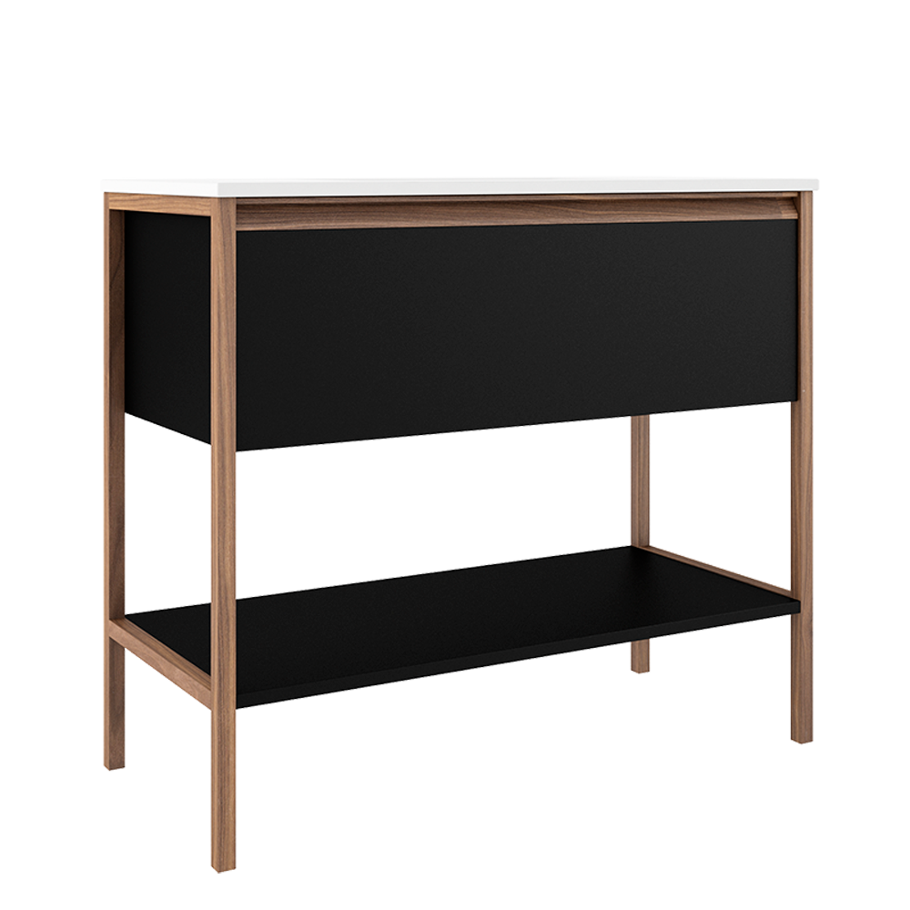 ICO Bath Calma Tempo 36" One Drawer One Shelf Freestanding Vanity