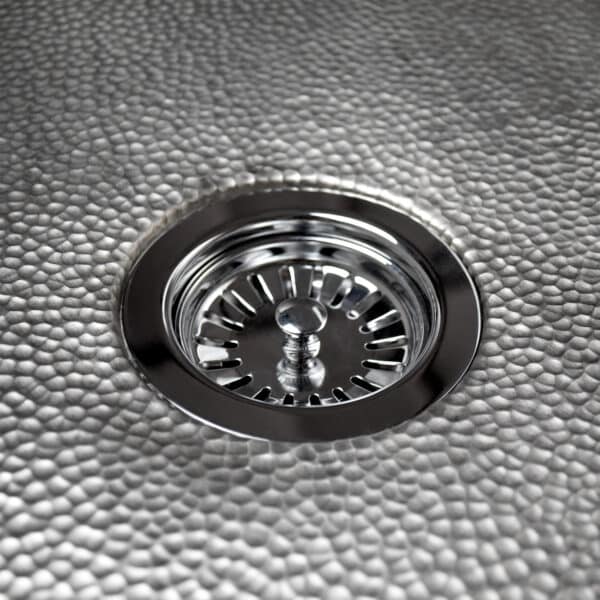 brushed nickel sink