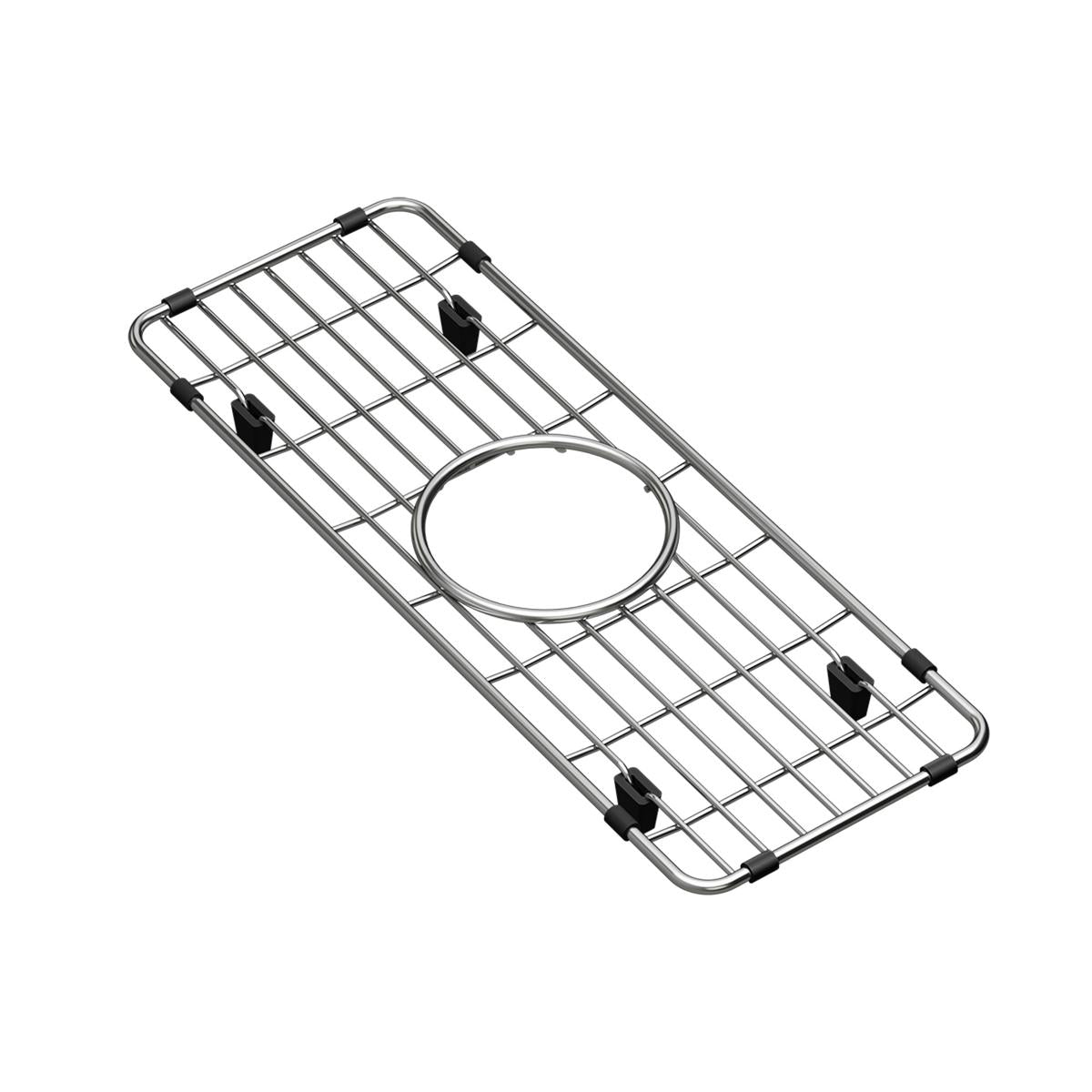 polished stainless steel bottom grid