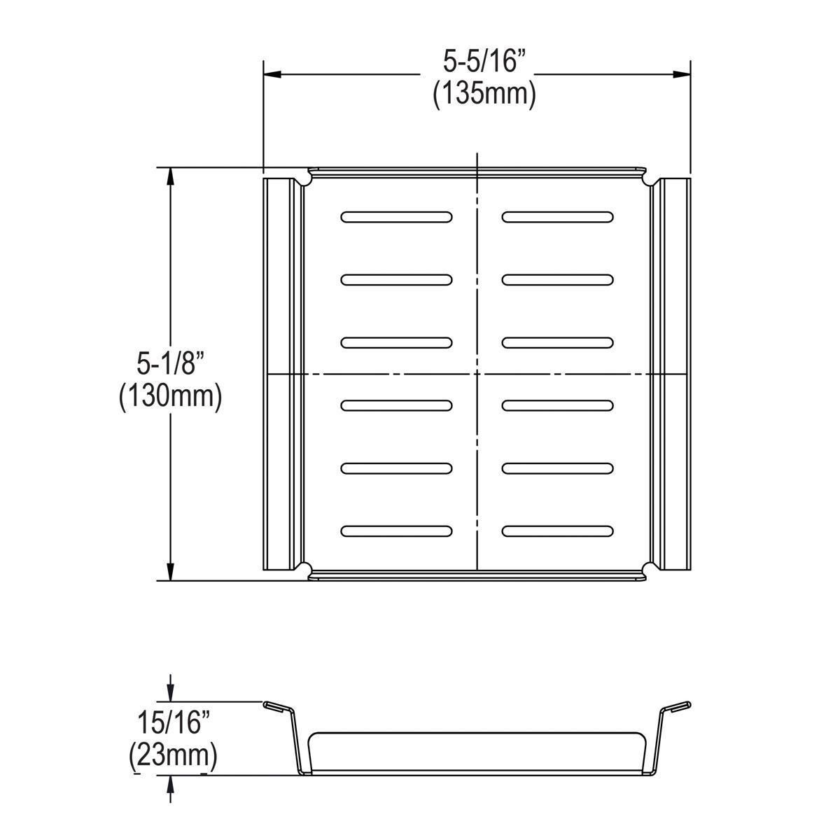 bottom grid drain cover