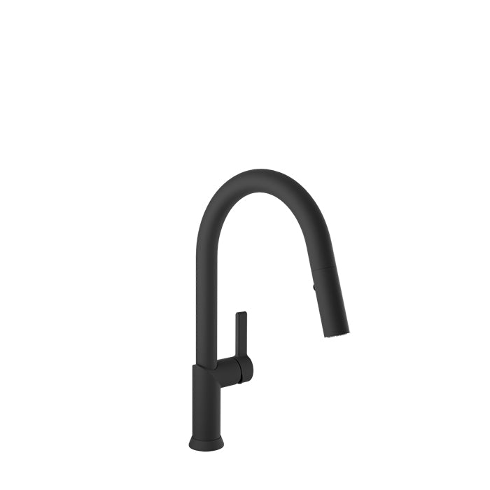 Baril Vision Single Hole Kitchen Faucet with 2-Function Pull-Down Spray