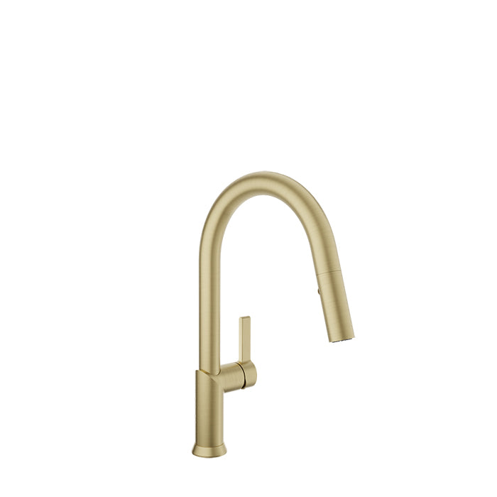 Baril Vision Single Hole Kitchen Faucet with 2-Function Pull-Down Spray