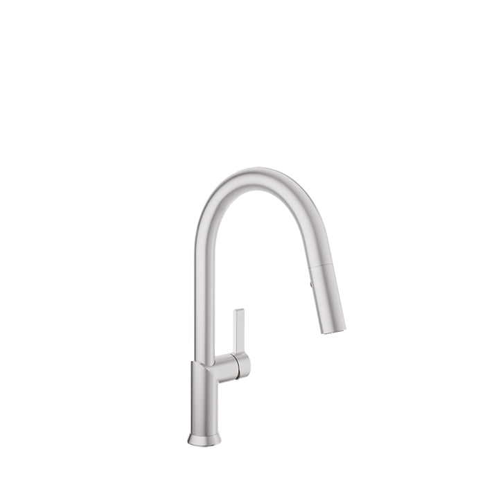 Baril Vision Single Hole Kitchen Faucet with 2-Function Pull-Down Spray