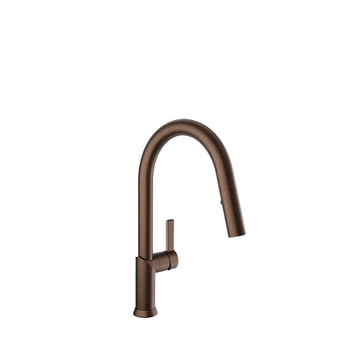 Baril Vision Single Hole Kitchen Faucet with 2-Function Pull-Down Spray
