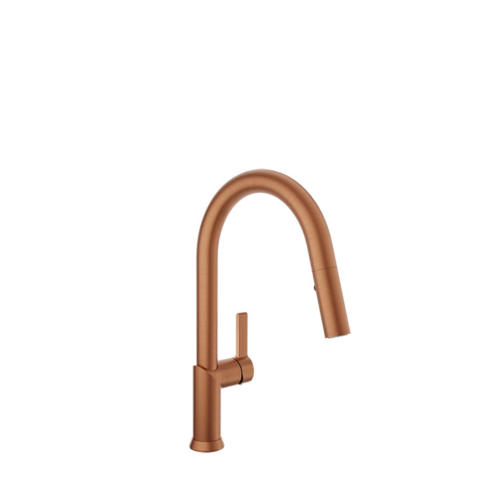 Baril Vision Single Hole Kitchen Faucet with 2-Function Pull-Down Spray