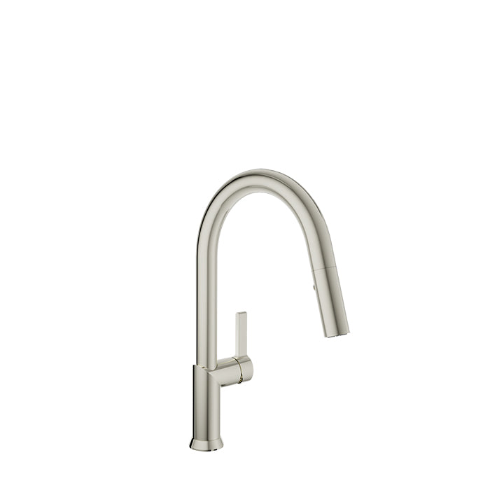 Baril Vision Single Hole Kitchen Faucet with 2-Function Pull-Down Spray