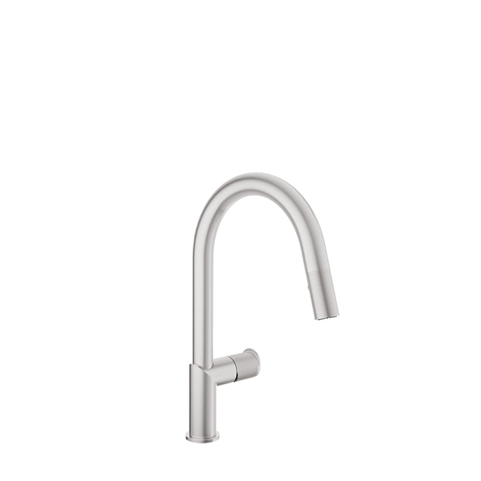 Baril Vision Single Hole Kitchen Faucet with 2-Function Pull-Down Spray