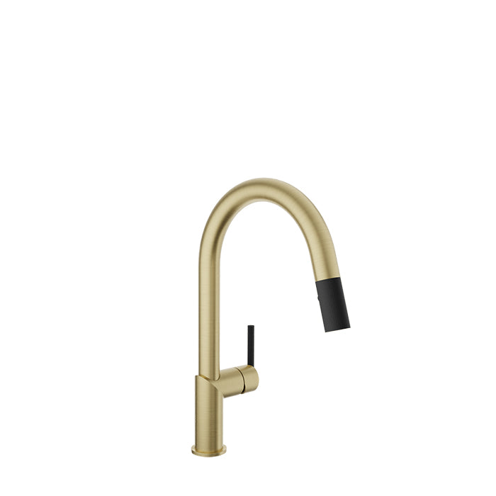 Baril Vision Single Hole Kitchen Faucet with 2-Function Pull-Down Spray