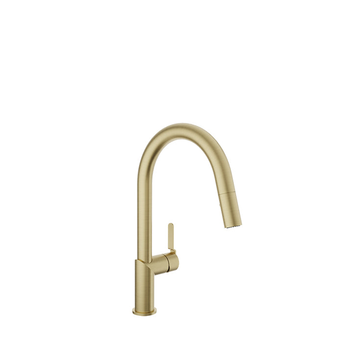 Baril Vision Single Hole Kitchen Faucet with 2-Function Pull-Down Spray
