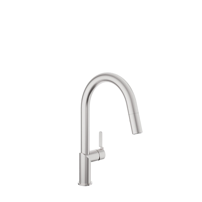 Baril Vision Single Hole Kitchen Faucet with 2-Function Pull-Down Spray