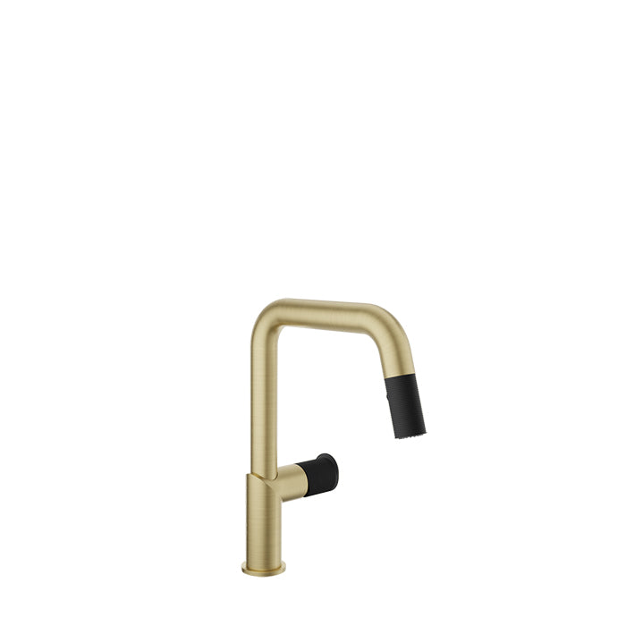 Baril Vision Single Hole Kitchen Faucet with 2-Function Pull-Down Spray